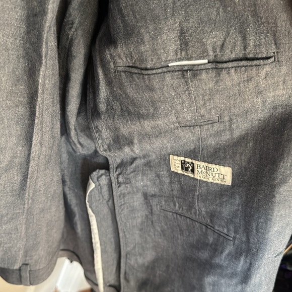 Ludlow Slim-fit unstructured suit jacket in Irish cotton-linen blend - Picture 2 of 2